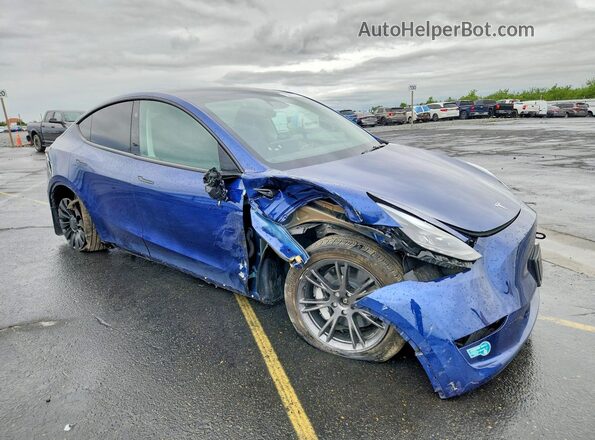 7SAYGDEE4SF275808 2025 TESLA MODEL Blue Առջևի աջ