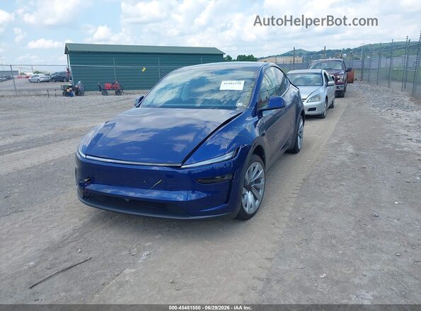 7SAYGDEE4TF392600 2026 TESLA MODEL Y Blue Front left