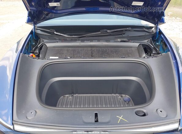 7SAYGDEE4TF392600 2026 TESLA MODEL Y Blue Rear view