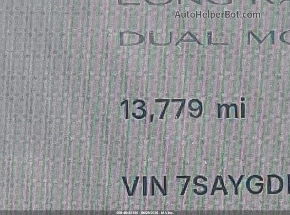 7SAYGDEE4TF392600 2026 TESLA MODEL Y Blue 