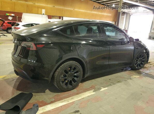 7SAYGDEE5NF384993 2022 TESLA MODEL Black Задня права чверть