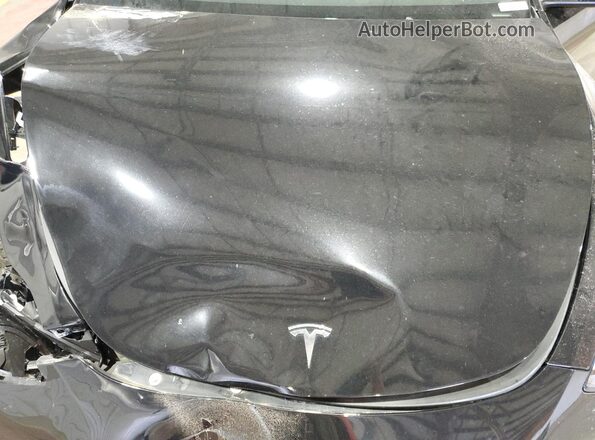7SAYGDEE5NF384993 2022 TESLA MODEL Black Вид задньої частини салону