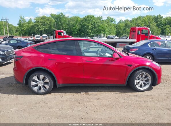 7SAYGDEE5NF419757 2022 TESLA MODEL Y Красный Вид щитка приборов