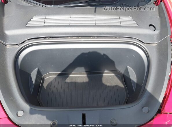 7SAYGDEE5NF419757 2022 TESLA MODEL Y Красный Вид сзади
