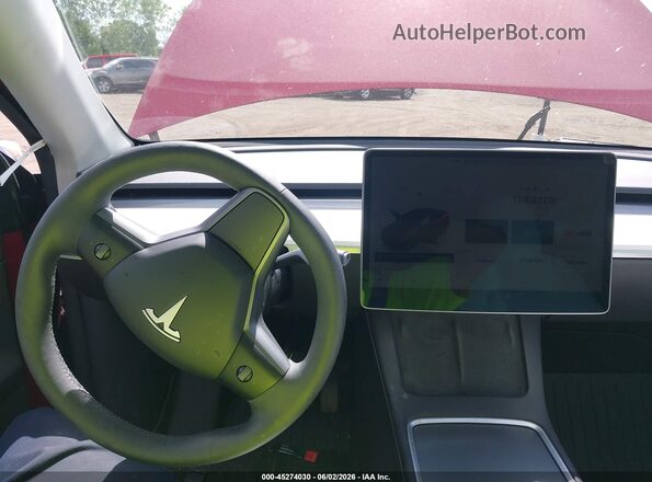 7SAYGDEE5NF419757 2022 TESLA MODEL Y Красный 