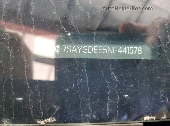 7SAYGDEE5NF441578 2022 TESLA MODEL Blue Vista del compartimento del motor