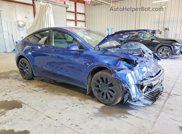 7SAYGDEE5NF441578 2022 TESLA MODEL Blue Delantero derecho