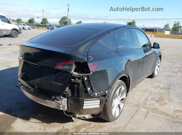 7SAYGDEE5NF536223 2022 TESLA MODEL Y Black უკანა მარჯვენა
