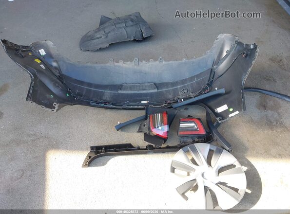 7SAYGDEE5NF536223 2022 TESLA MODEL Y Black წინა პანელის ხედი