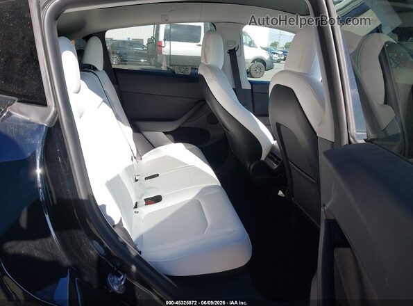 7SAYGDEE5NF536223 2022 TESLA MODEL Y Black VIN კოდის სტიკერის ხედი