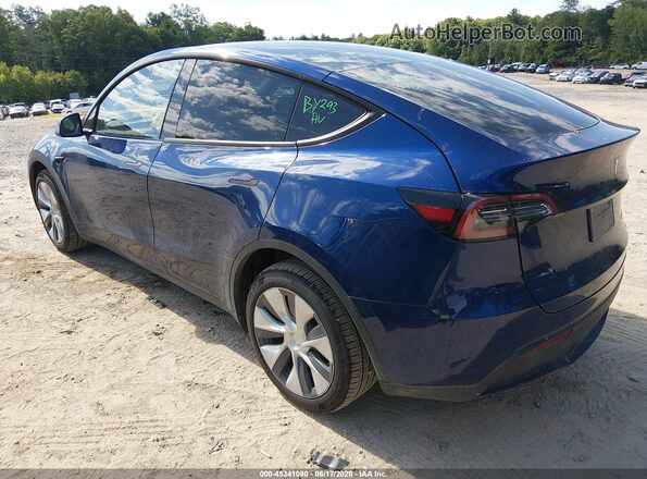 7SAYGDEE5PA199293 2023 TESLA MODEL Y Синий Задняя левая четверть