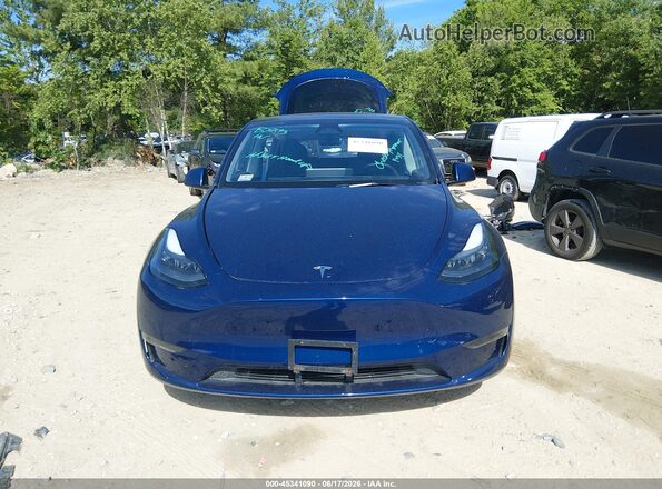 7SAYGDEE5PA199293 2023 TESLA MODEL Y Синий Вид задней части салона