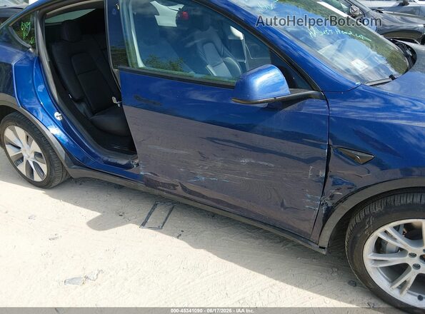 7SAYGDEE5PA199293 2023 TESLA MODEL Y Синий Вид спереди