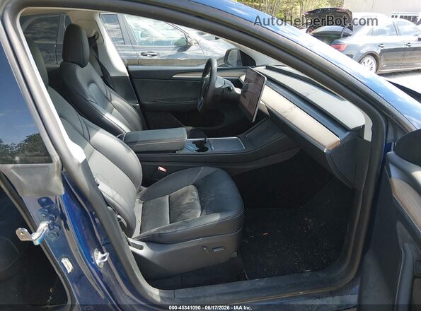 7SAYGDEE5PA199293 2023 TESLA MODEL Y Синий Вид салона спереди