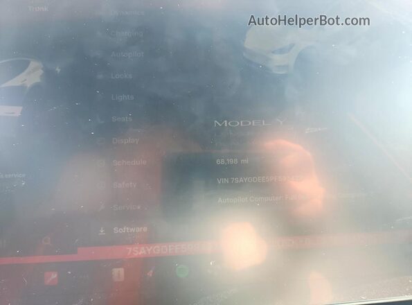 7SAYGDEE5PF593427 2023 TESLA MODEL White 