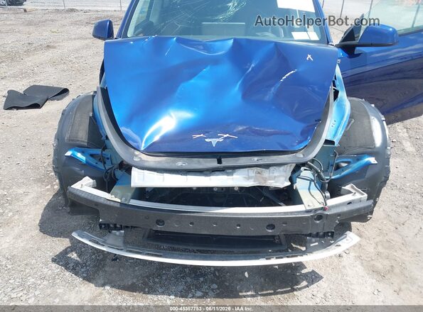 7SAYGDEE5PF692281 2023 TESLA MODEL Y Blue Widok z przodu