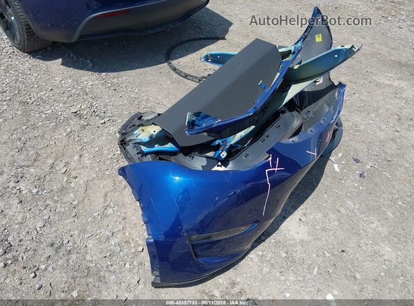 7SAYGDEE5PF692281 2023 TESLA MODEL Y Blue Widok zestawu wskaźników