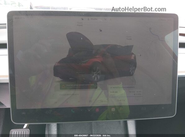 7SAYGDEE5PF757727 2023 TESLA MODEL Y Red 