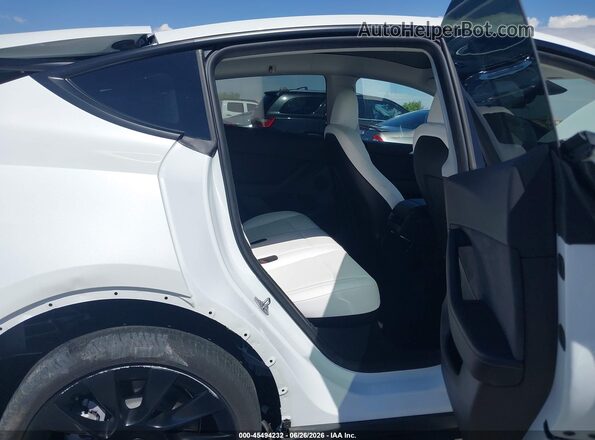 7SAYGDEE5PF938505 2023 TESLA MODEL Y Белый Вид наклейки с VIN-кодом