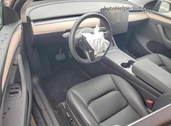 7SAYGDEE5RA292480 2024 TESLA MODEL Gray Dashboard view