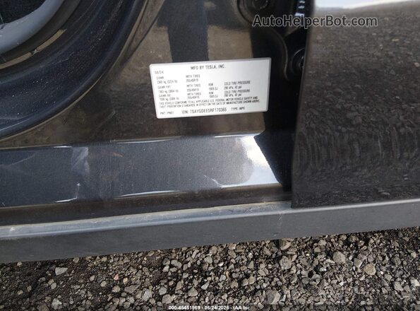 7SAYGDEE5RF170365 2024 TESLA MODEL Y Black Engine compartment view