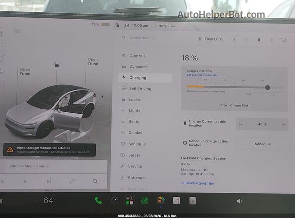 7SAYGDEE5TA669929 2026 TESLA MODEL Y Gray 