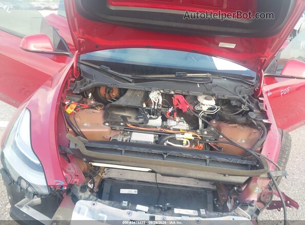7SAYGDEE6NF395792 2022 TESLA MODEL Y Красный Вид сзади