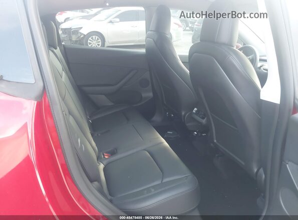 7SAYGDEE6NF395792 2022 TESLA MODEL Y Красный Вид наклейки с VIN-кодом