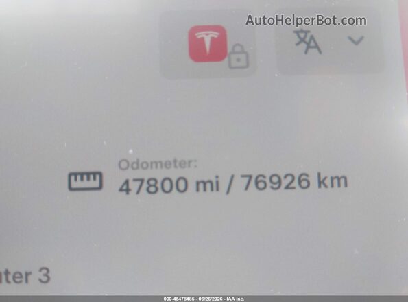 7SAYGDEE6NF395792 2022 TESLA MODEL Y Красный 