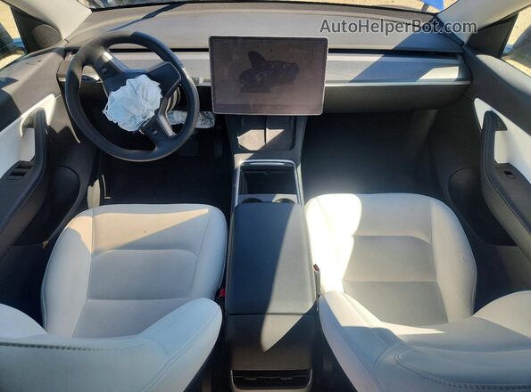 7SAYGDEE6NF401994 2022 TESLA MODEL Синий Вид панели приборов