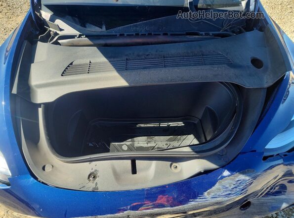 7SAYGDEE6NF401994 2022 TESLA MODEL Синий Вид подкапотного пространства