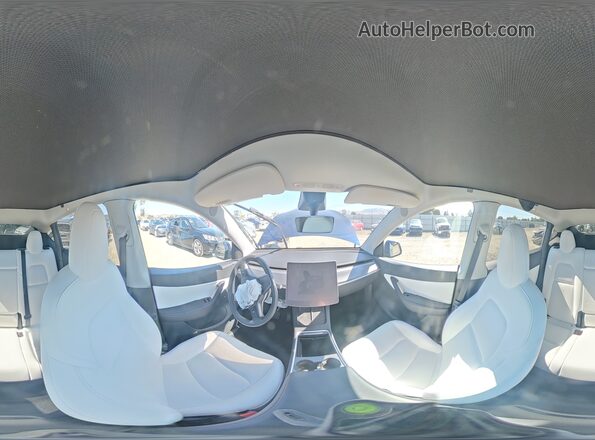 7SAYGDEE6NF401994 2022 TESLA MODEL Синий Панорамный вид салона 360°