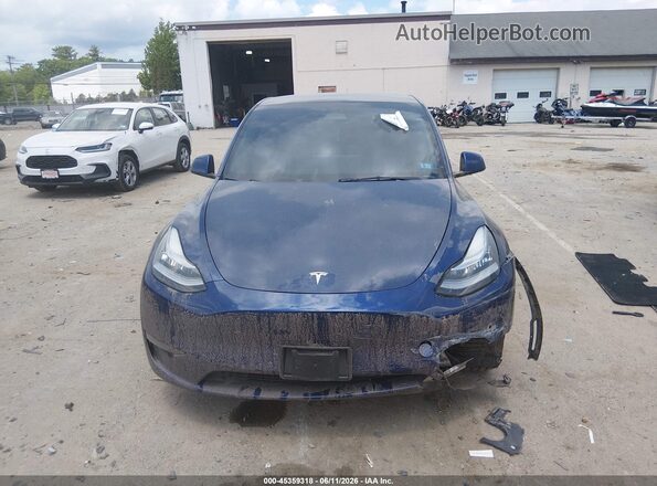 7SAYGDEE6NF481037 2022 TESLA MODEL Y Blue Dashboard view