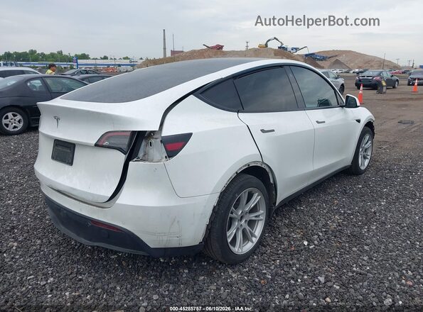 7SAYGDEE6NF532651 2022 TESLA MODEL Y White Trasero derecho