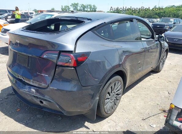 7SAYGDEE6PA167713 2023 TESLA MODEL Y Серый Задняя правая четверть