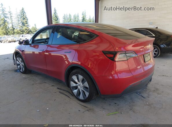 7SAYGDEE6PF938285 2023 TESLA MODEL Y Красный Задняя левая четверть
