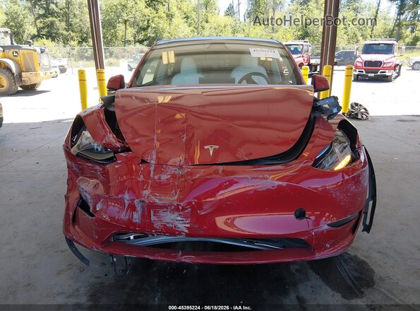 7SAYGDEE6PF938285 2023 TESLA MODEL Y Красный Вид спереди