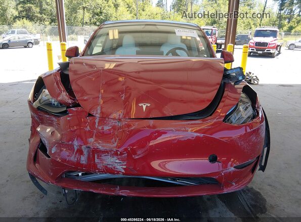 7SAYGDEE6PF938285 2023 TESLA MODEL Y Красный Вид панели приборов