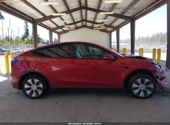 7SAYGDEE6PF938285 2023 TESLA MODEL Y Красный Вид щитка приборов