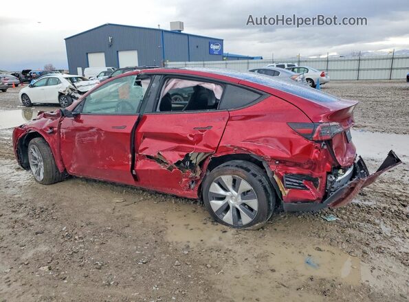 7SAYGDEE6RA222325 2024 TESLA MODEL Red უკანა მარცხენა