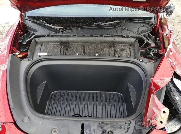 7SAYGDEE6RA222325 2024 TESLA MODEL Red უკანა სალონის ხედი