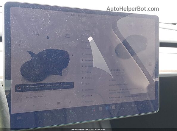 7SAYGDEE6RA222762 2024 TESLA MODEL Y Gray უკანა სავარძლების ხედი