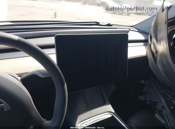 7SAYGDEE6RA227833 2024 TESLA MODEL Y Blue უკანა სავარძლების ხედი