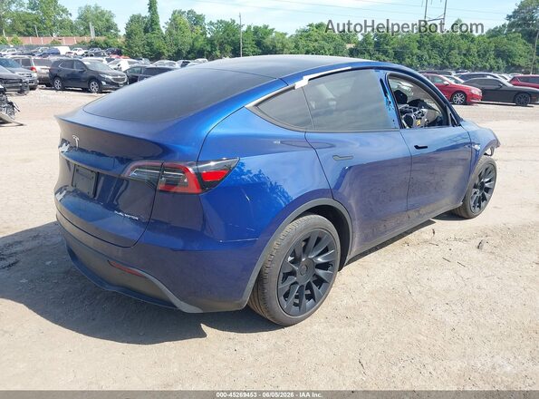 7SAYGDEE6RA227833 2024 TESLA MODEL Y Blue უკანა მარჯვენა