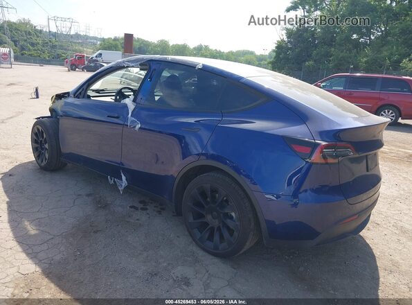 7SAYGDEE6RA227833 2024 TESLA MODEL Y Blue უკანა მარცხენა