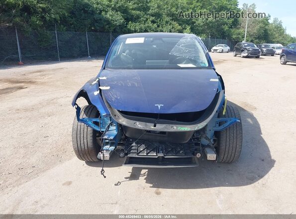 7SAYGDEE6RA227833 2024 TESLA MODEL Y Blue წინა ხედი