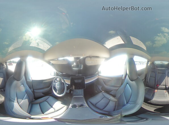 7SAYGDEE6RA253235 2024 TESLA MODEL Серый Панорамный вид салона 360°