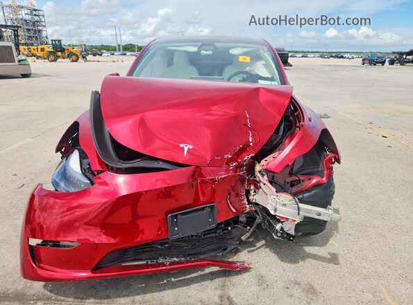 7SAYGDEE6RF150805 2024 TESLA MODEL Red Front view
