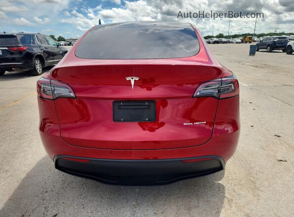 7SAYGDEE6RF150805 2024 TESLA MODEL Red Rear view