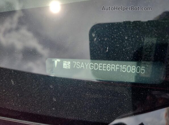 7SAYGDEE6RF150805 2024 TESLA MODEL Red Engine compartment view